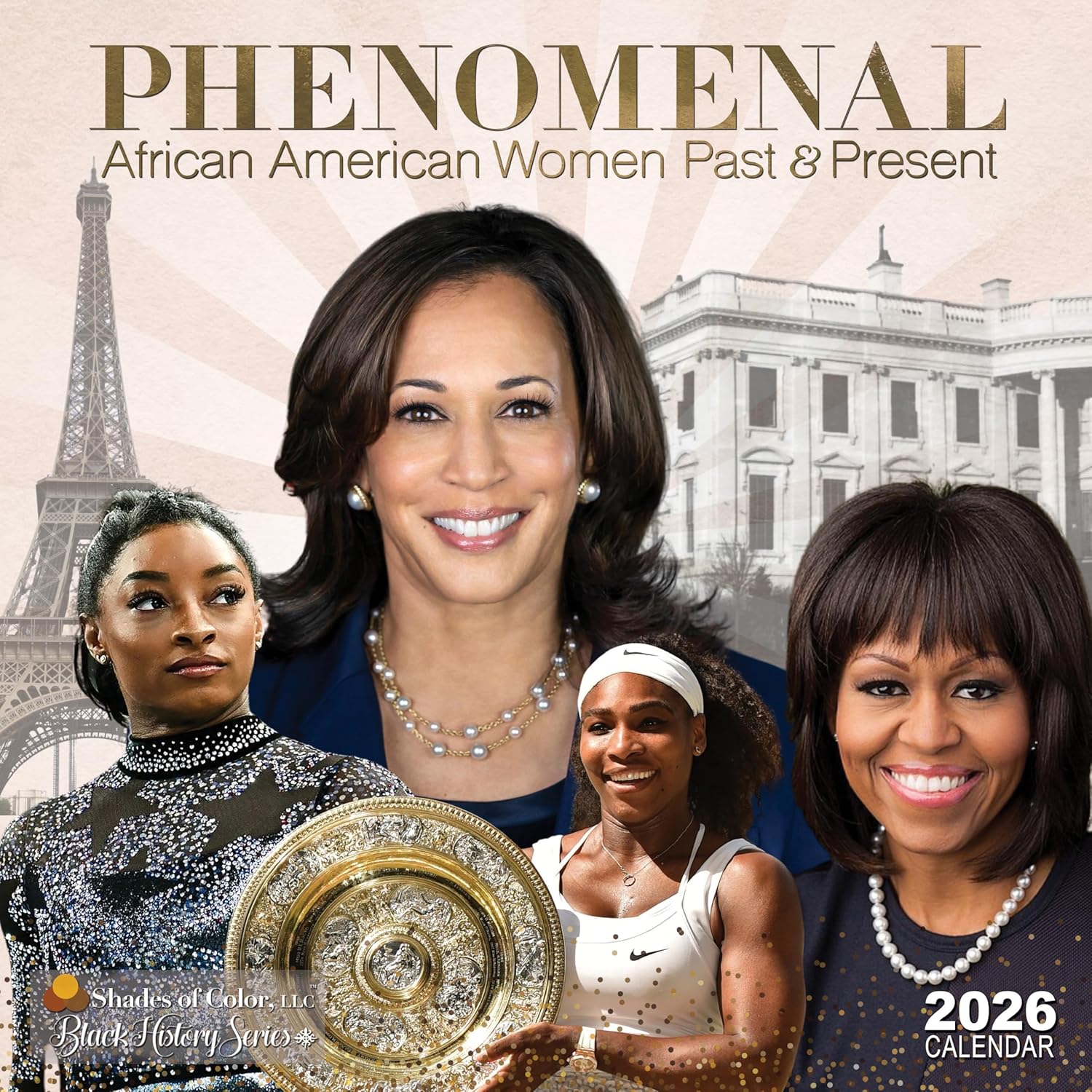 Shades of Color Black History 2026 Wall Calendar