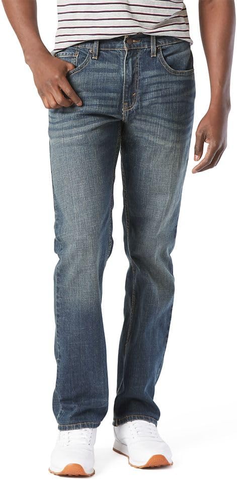 Levi Strauss Signature Gold Men's Relaxed Fit Flex Jeans
