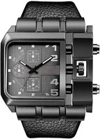 Reginald Hip hop Men's Watch Big Face Watch for Men Square Novel Face
