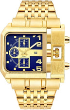 Reginald Hip hop Men's Watch Big Face Watch for Men Square Novel Face