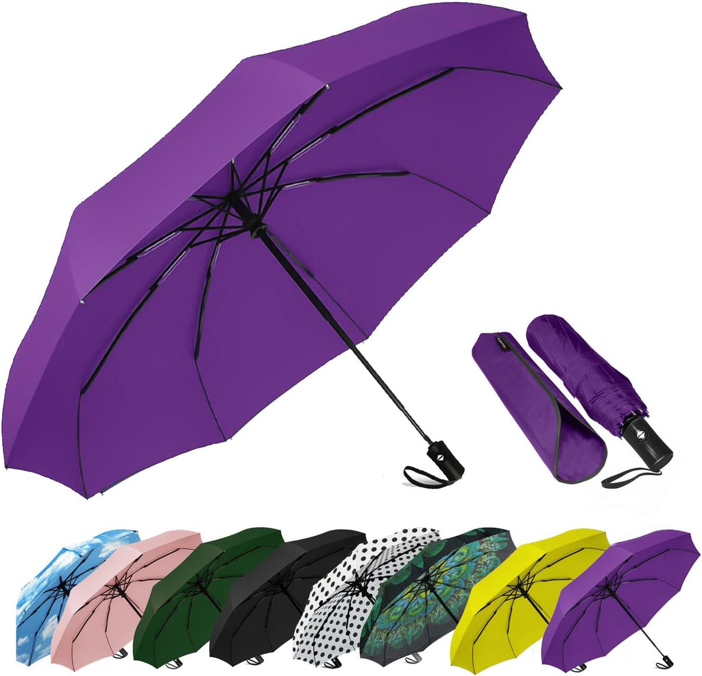 SIEPASA Compact Travel Umbrella-Windproof Auto Open