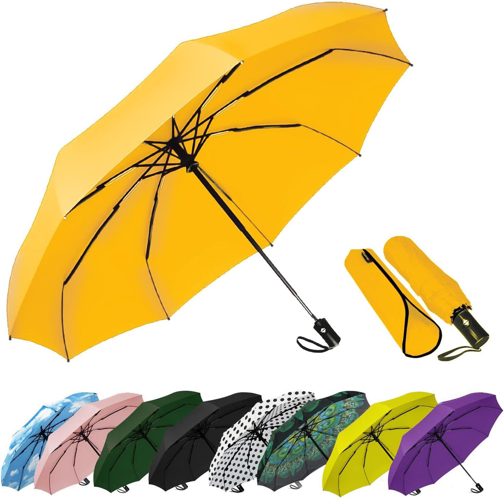 SIEPASA Compact Travel Umbrella-Windproof Auto Open
