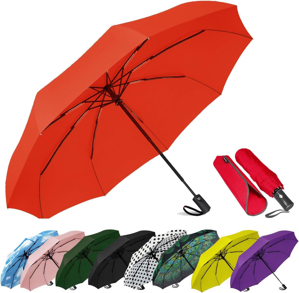 SIEPASA Compact Travel Umbrella-Windproof Auto Open
