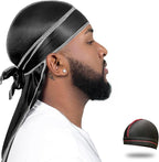 ForceWave Silky Durag for Men Wave Cap Satin Dorag for Men, Women 360 Wave