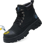 KELODON Waterproof Steel Toe Work Boots For Men