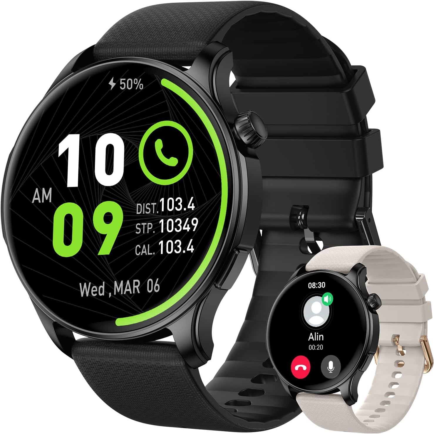 Smart Watch for Men and Women Fitness, Waterproof, Make/Answer Call Smart Watches