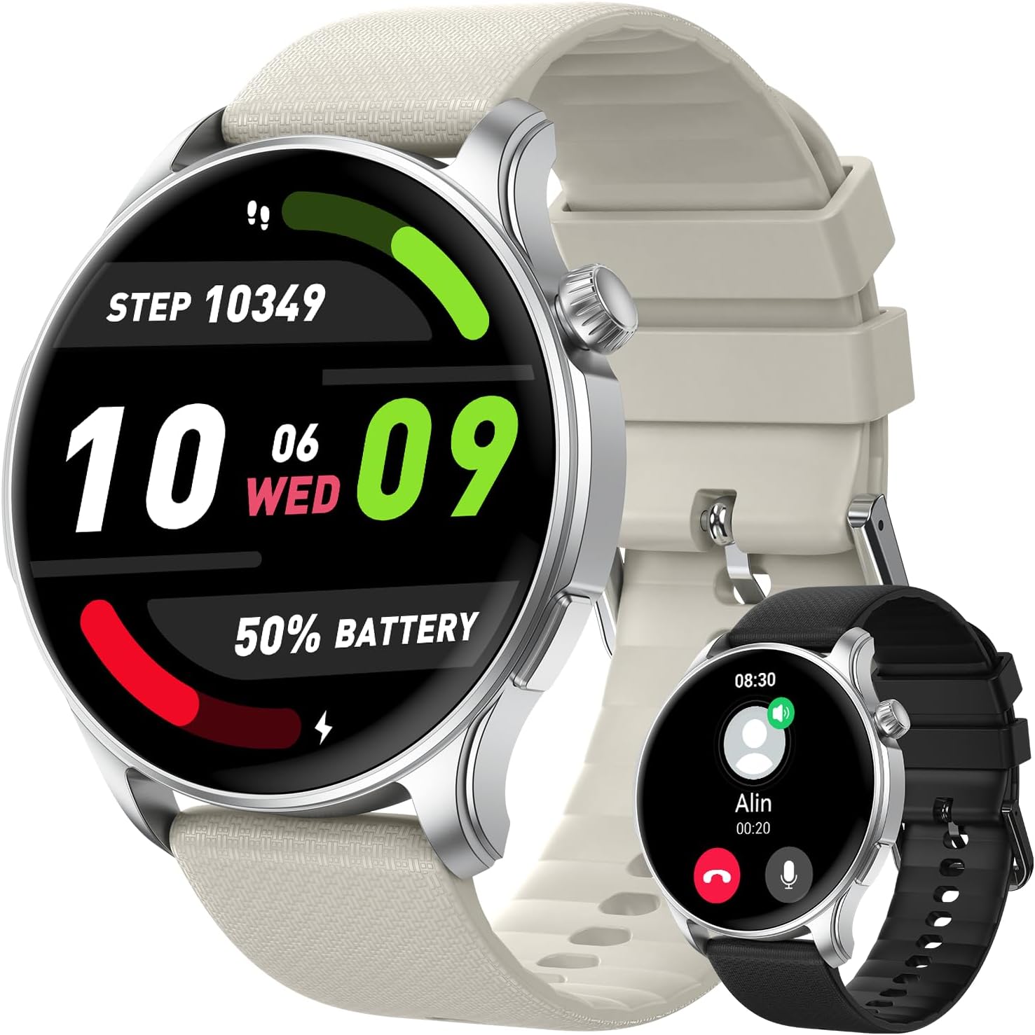 Smart Watch for Men and Women Fitness, Waterproof, Make/Answer Call Smart Watches