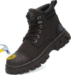 KELODON Waterproof Steel Toe Work Boots For Men