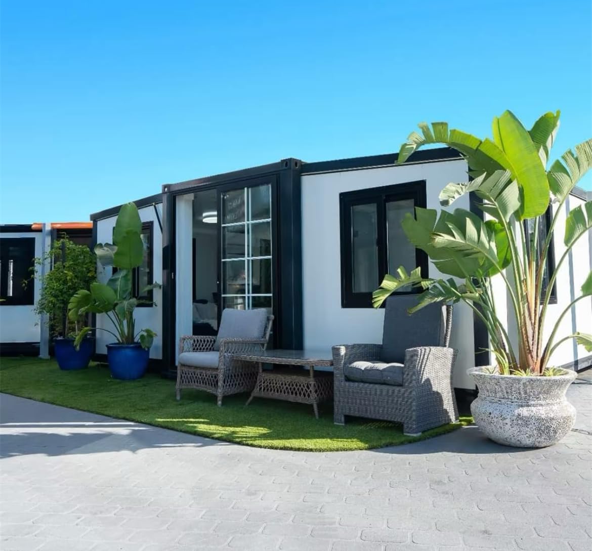 Customizable Portable Foldable Tiny House 20ft, 30ft, 40ft with Bedroom, Kitchen, Livingroom